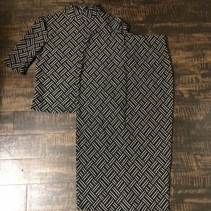 Zara Skirt and Crop Top Set